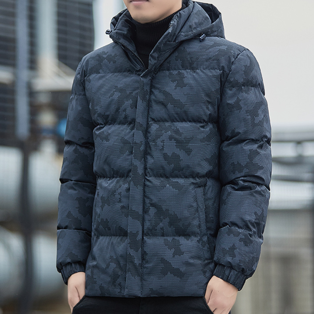 Jose - Men's comfortable winter jacket with quilted lining