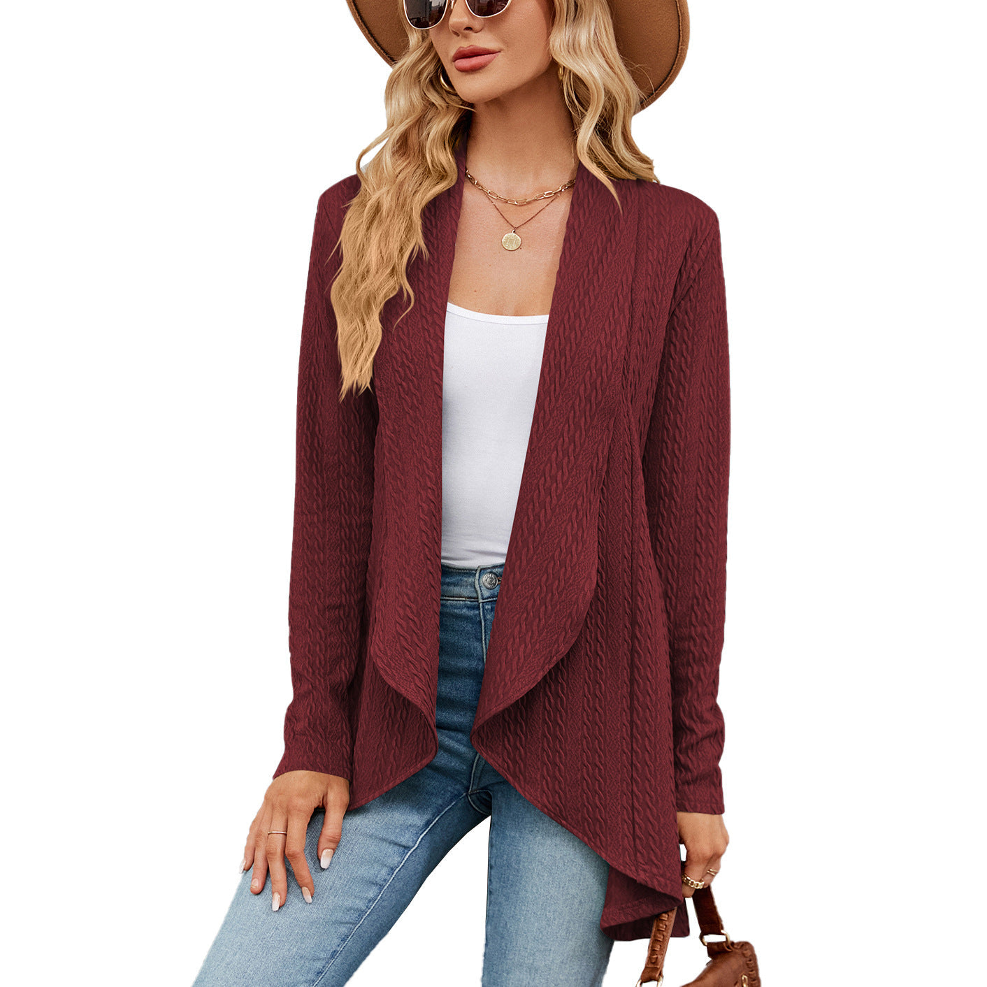 Scarlett™ - Long-sleeved jacket for women in a solid color model