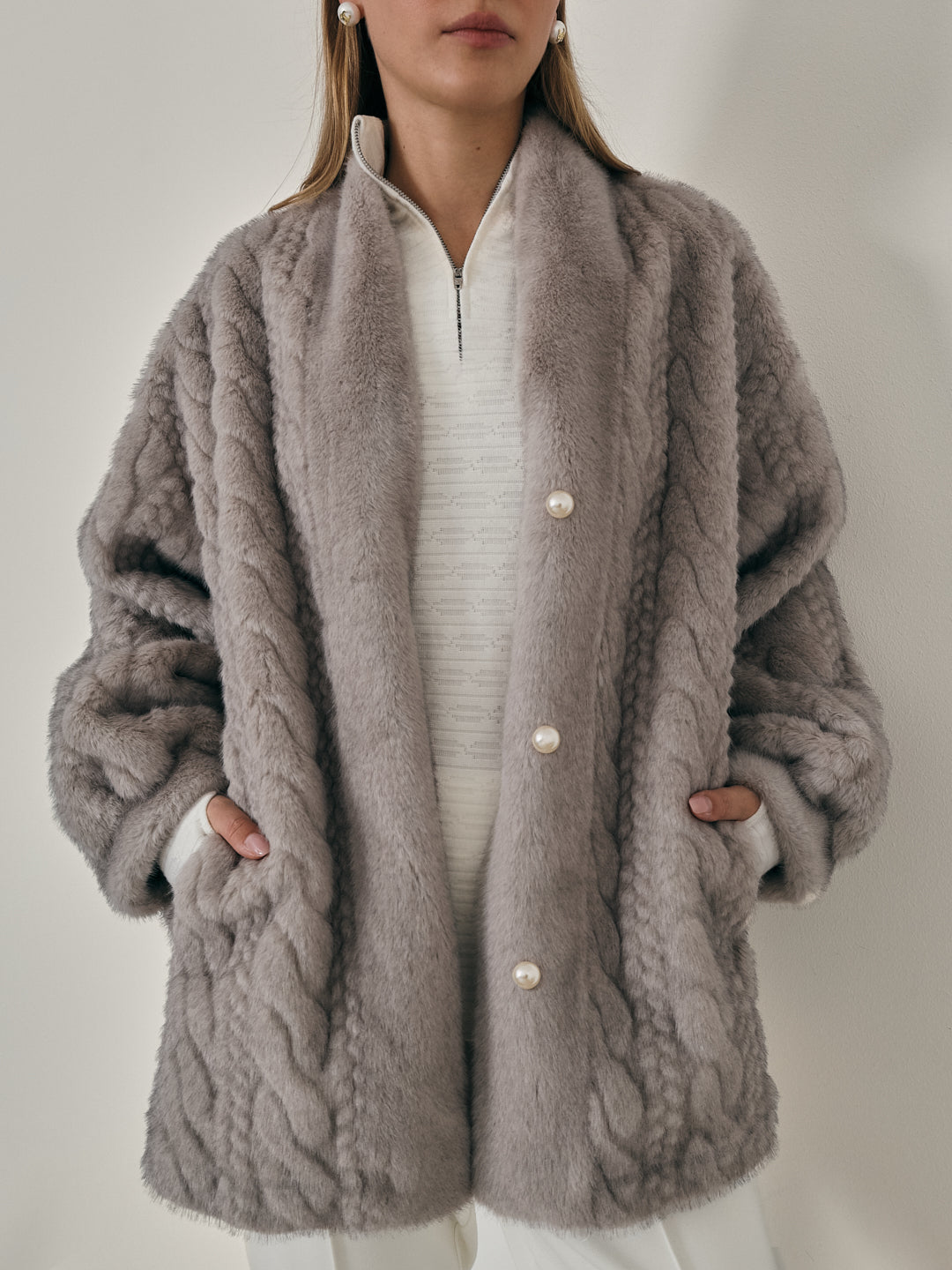 Women’s Longline Cardigan with Button Front