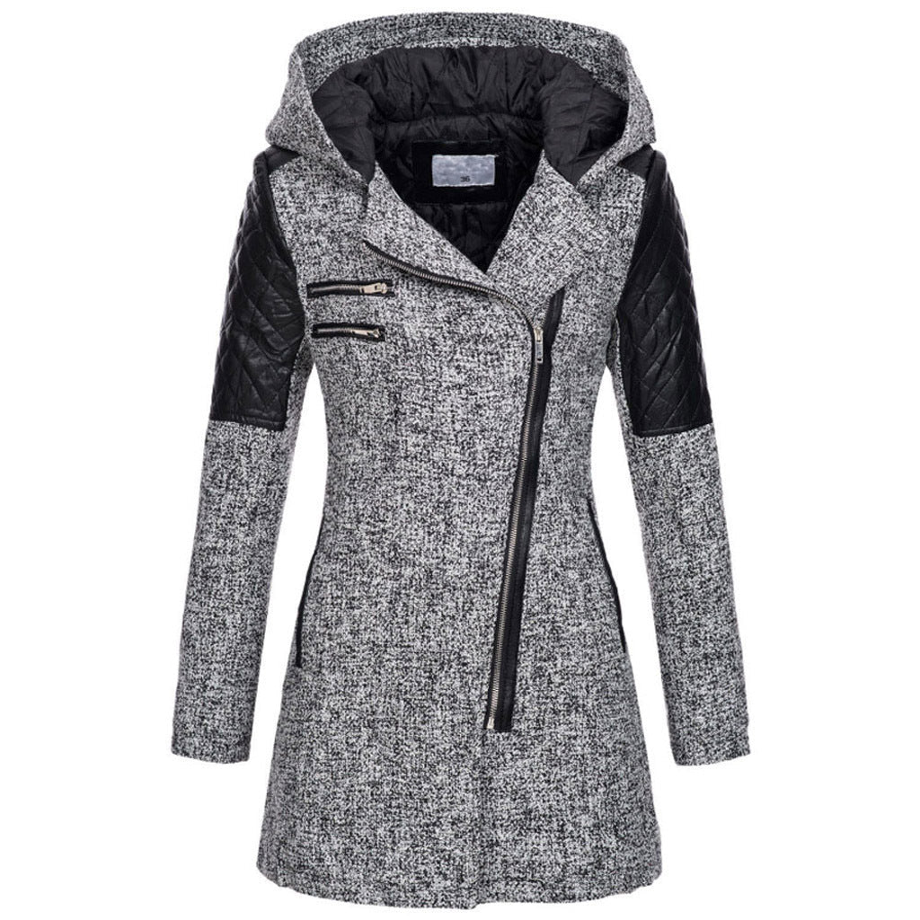 Rosalia - Elegant winter coat with hood