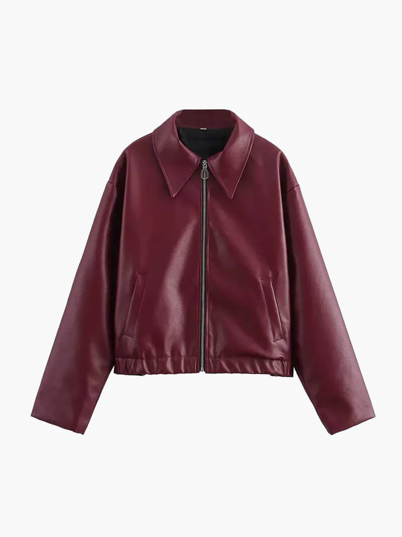 Women's Loose Jacket with Silver Accents