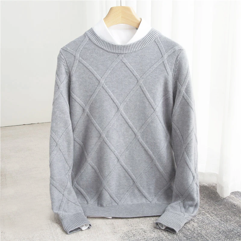 Aristotelis - Men's Warm Winter Cross Sweater