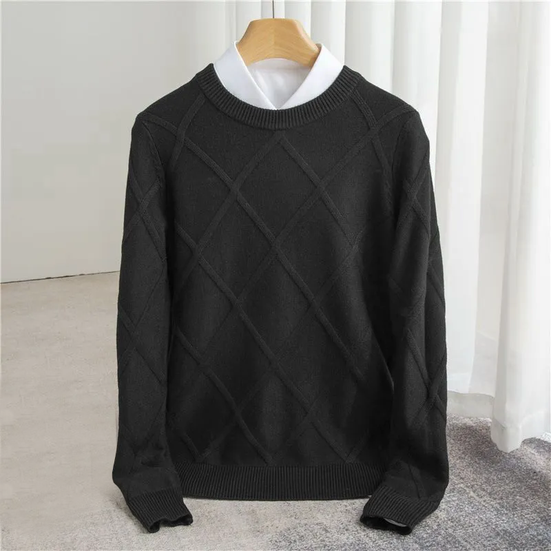 Aristotelis - Men's Warm Winter Cross Sweater