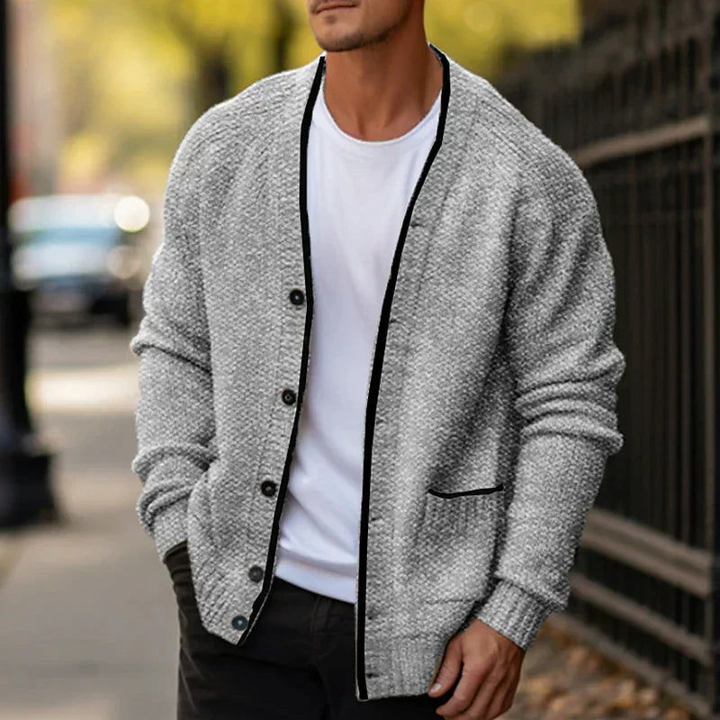 Luis - Pretty and Trendy Men's Knit Jacket