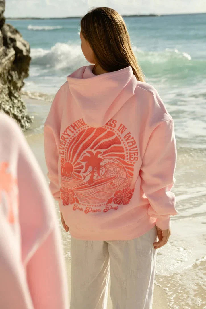 1+1 FREE | Sunset Wave Hoodie™ Vibrant Sunset Design