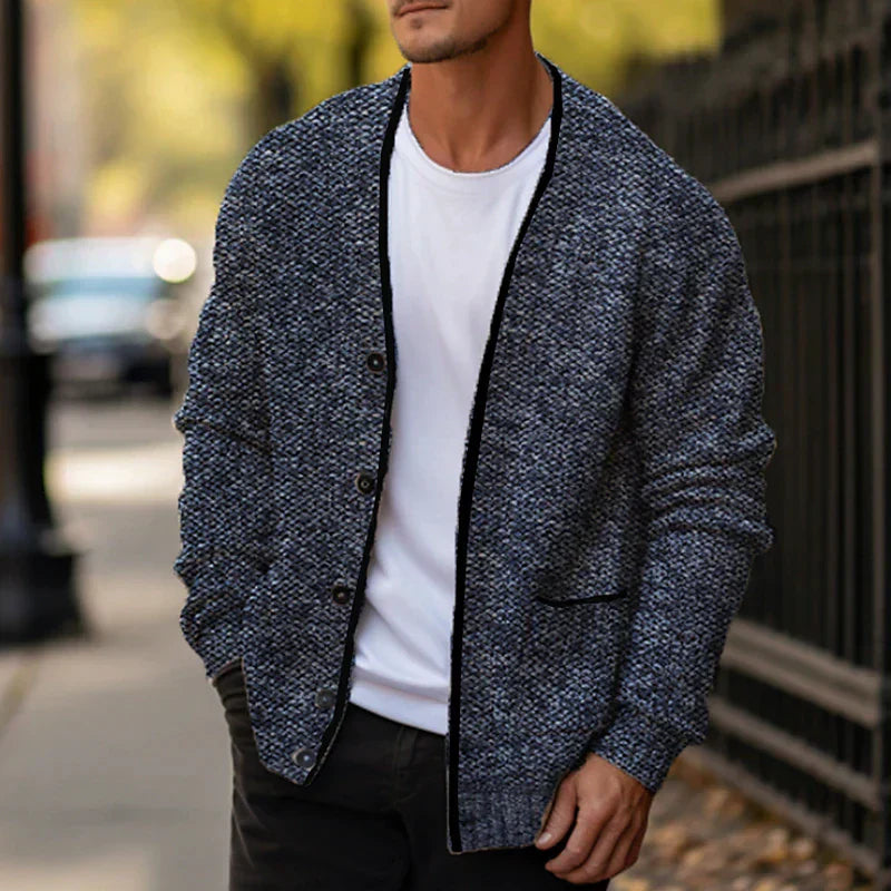 Luis - Pretty and Trendy Men's Knit Jacket