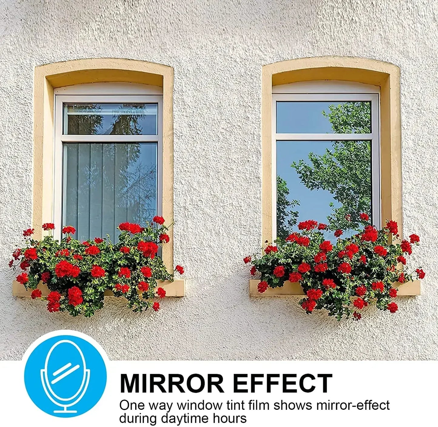 Reflective Window Film™ - Protects against heat and prying eyes