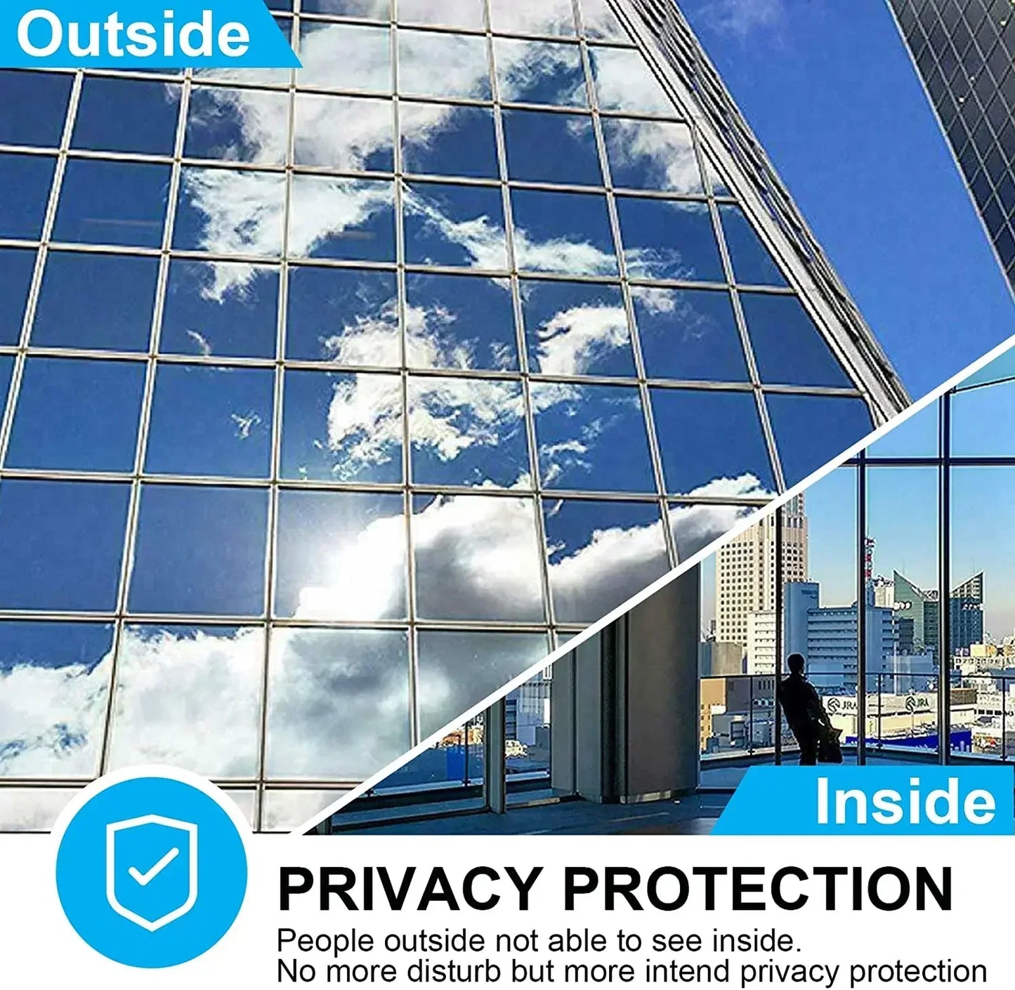 Reflective Window Film™ - Protects against heat and prying eyes