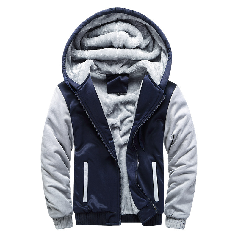 Diether - Fleece jacket with cosy hood