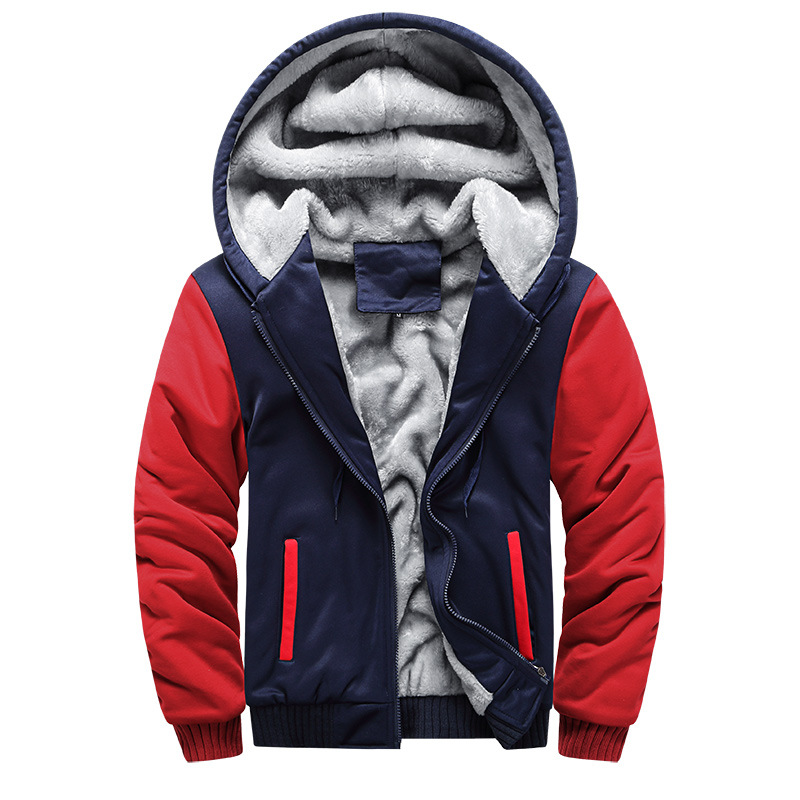 Diether - Fleece jacket with cosy hood