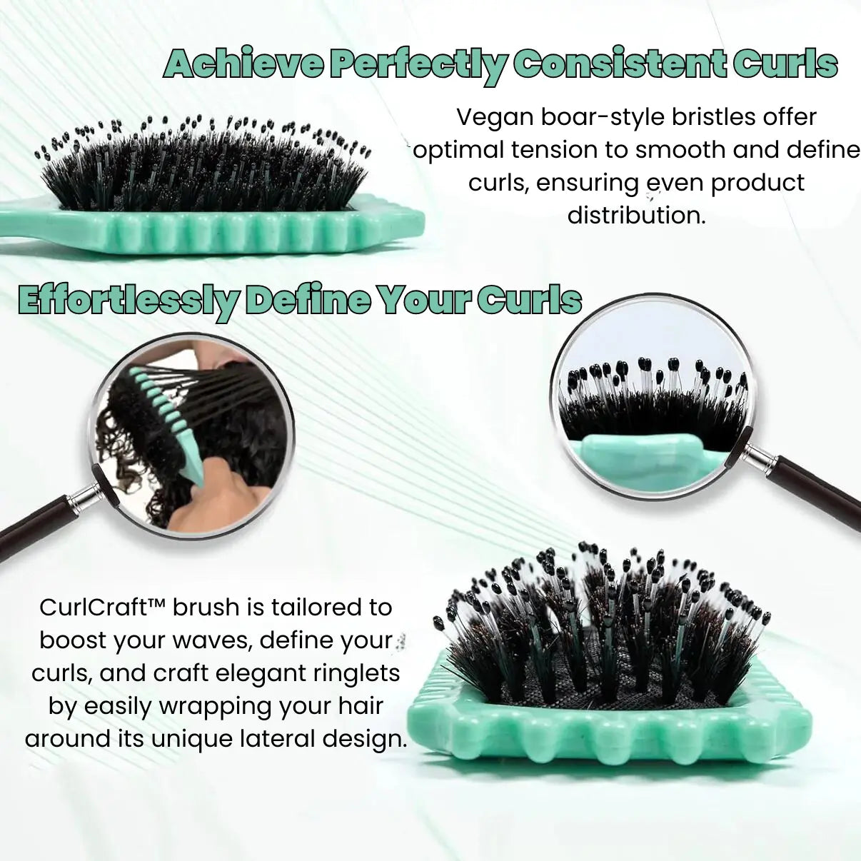 CurlCraft™ - Salon-quality Curling Brush