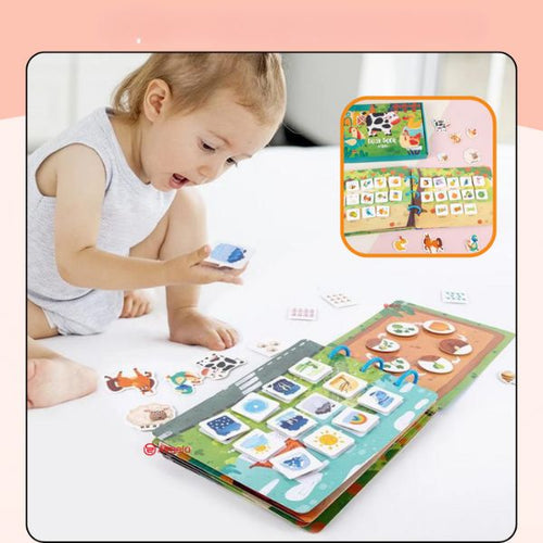 1+1 FREE | Reusable Montessori Books™ - Portable Learning Tool