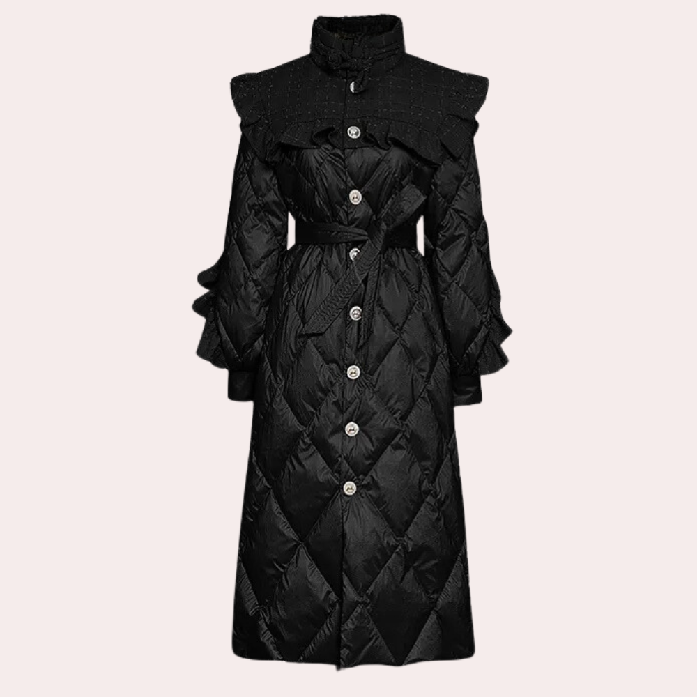 Eda - Sophisticated Women's Long Winter Coat