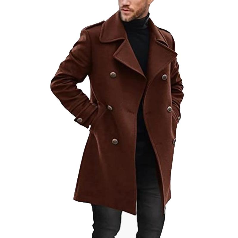 Kane - Double-breasted Mid-Length Coat