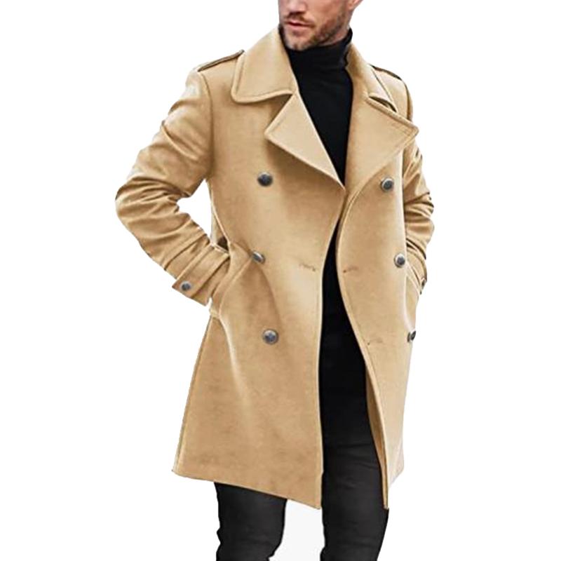 Kane - Double-breasted Mid-Length Coat