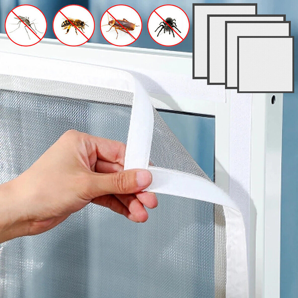 1+1 FREE | MosquiGuard™ Self-Adhesive Screen