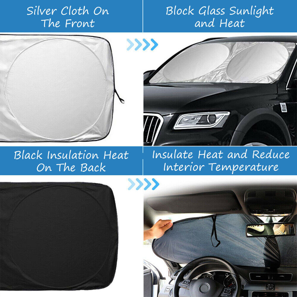 1+1 FREE | SunShield Pro™ Windshield Sunshade, Foldable Sun Shade