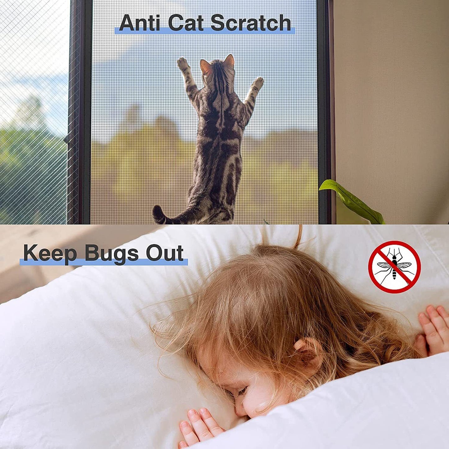 1+1 FREE | MosquiGuard™ Self-Adhesive Screen