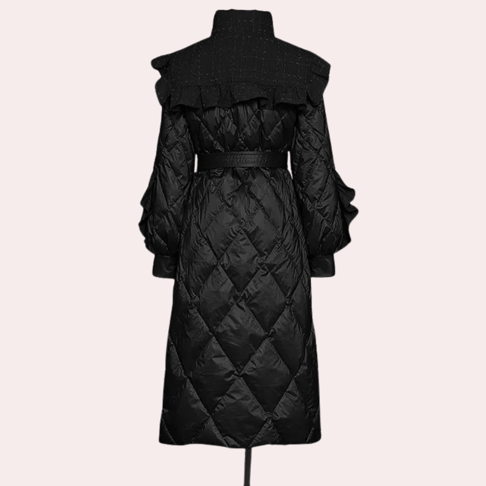 Eda - Sophisticated Women's Long Winter Coat