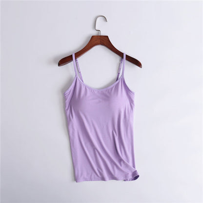 1+1 FREE | TankTopBra™ Comfortable Sports Vest With Chest Padding