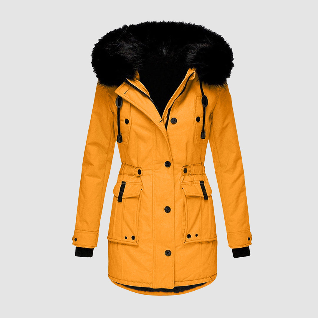 Women’s Long Coat with Refined Design
