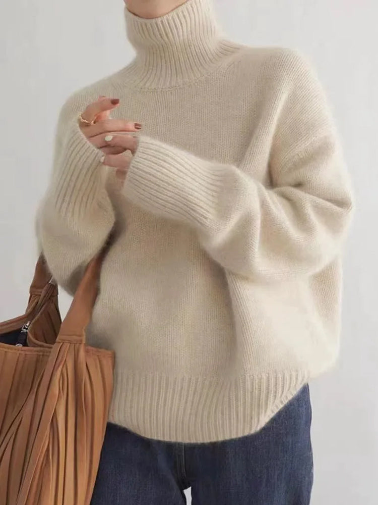 Women’s Classic Turtleneck Pullover Sweater