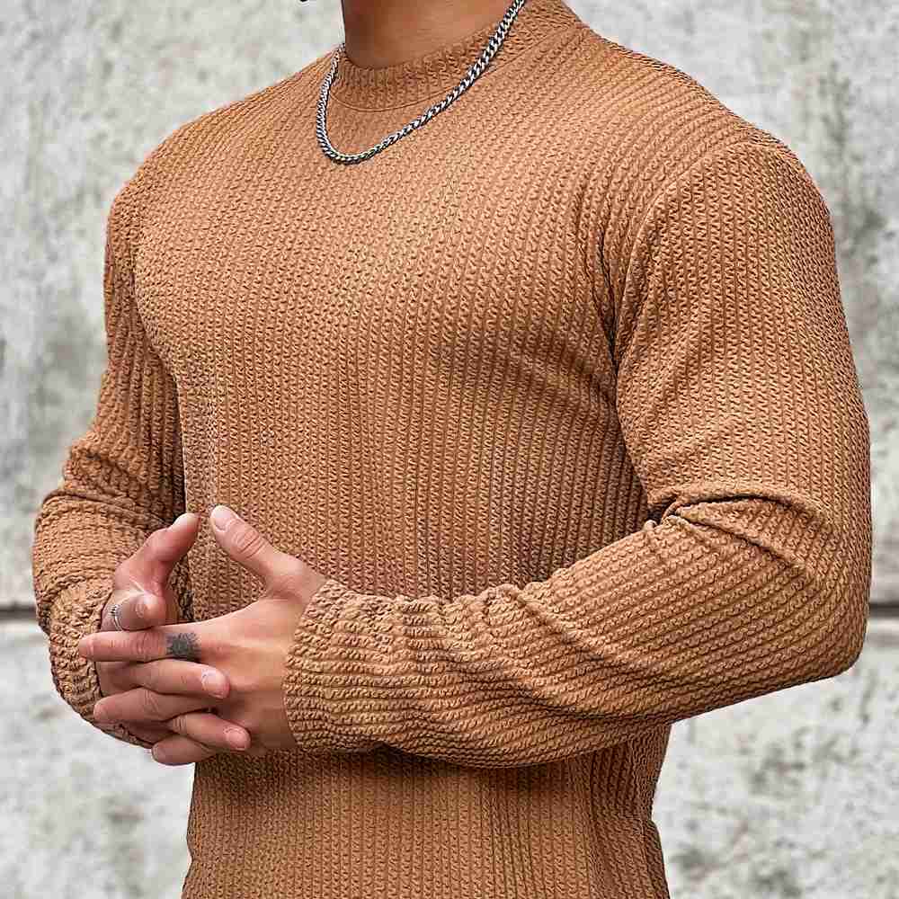 Dyron - Fashionable and Cute Men's Crew Neck Sweater