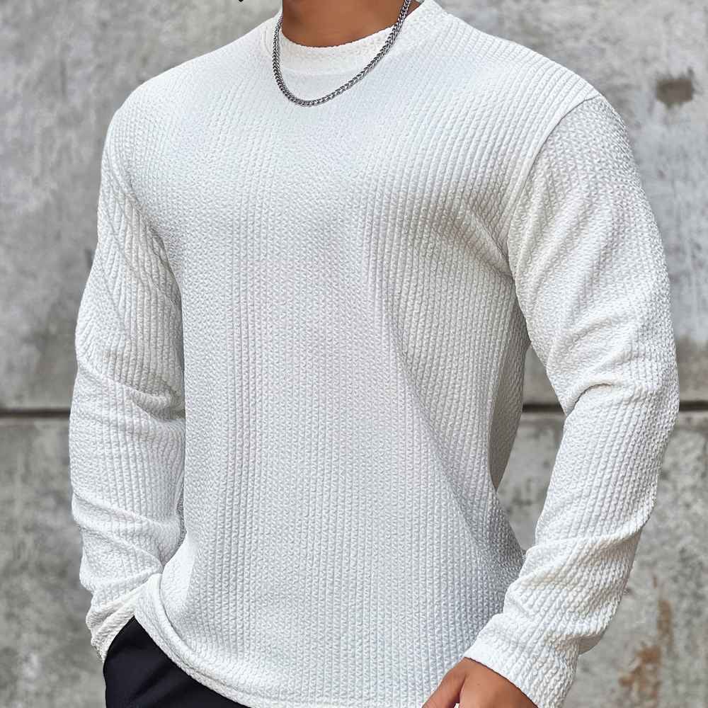 Dyron - Fashionable and Cute Men's Crew Neck Sweater