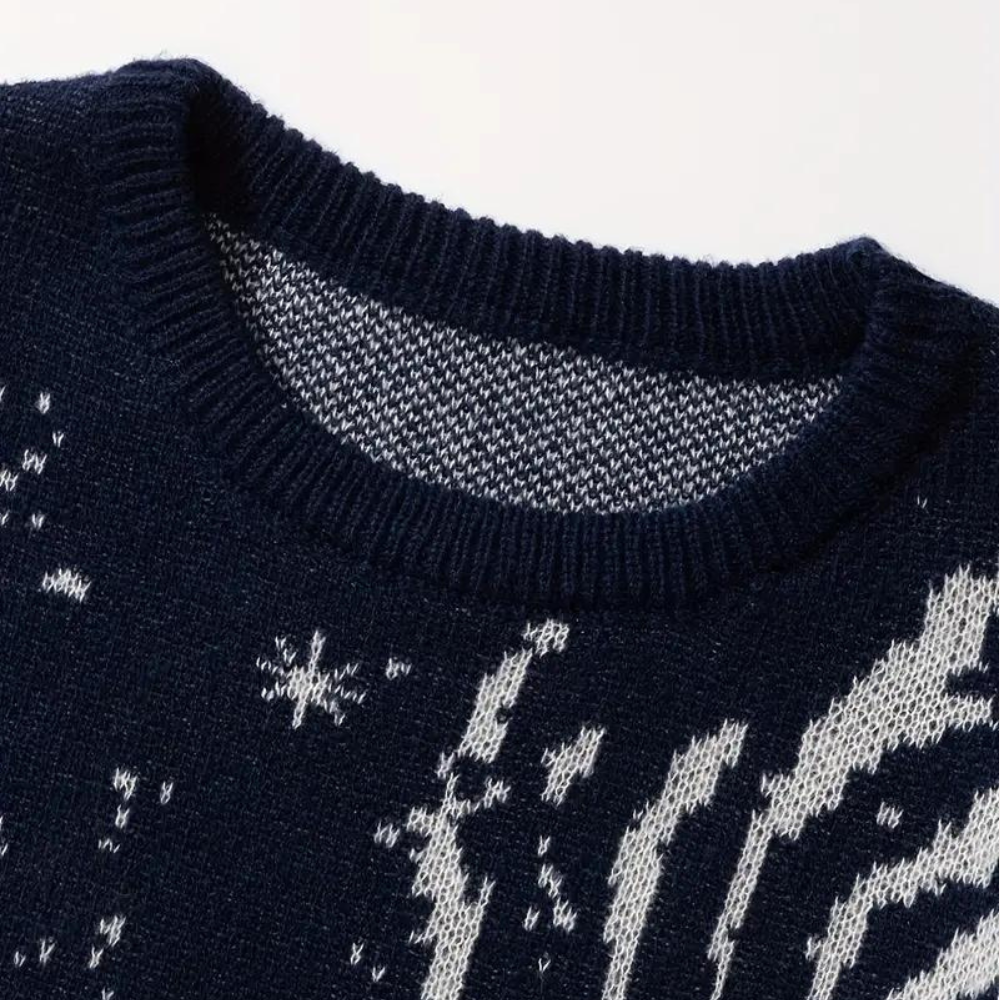 Joshua - Fashionable knitted jumper for men