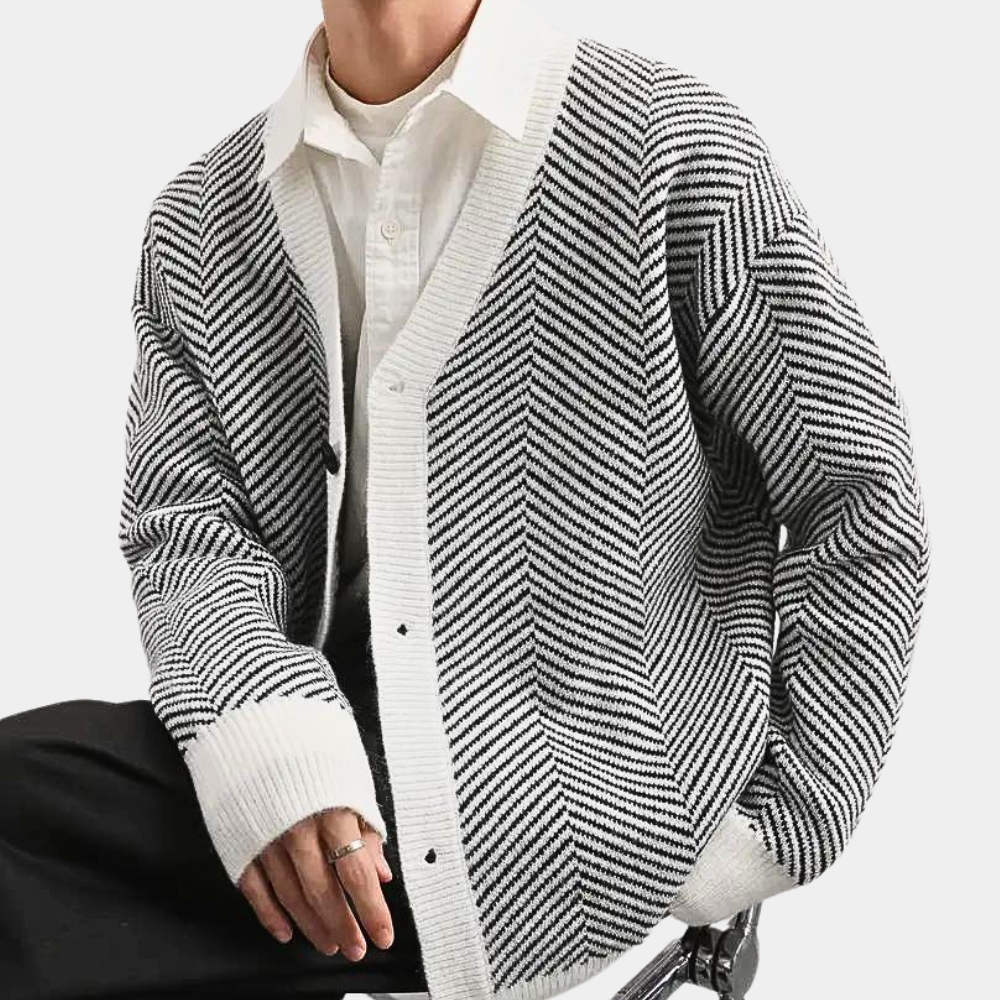 Porter - Elegant Knitted Cardigan for Men