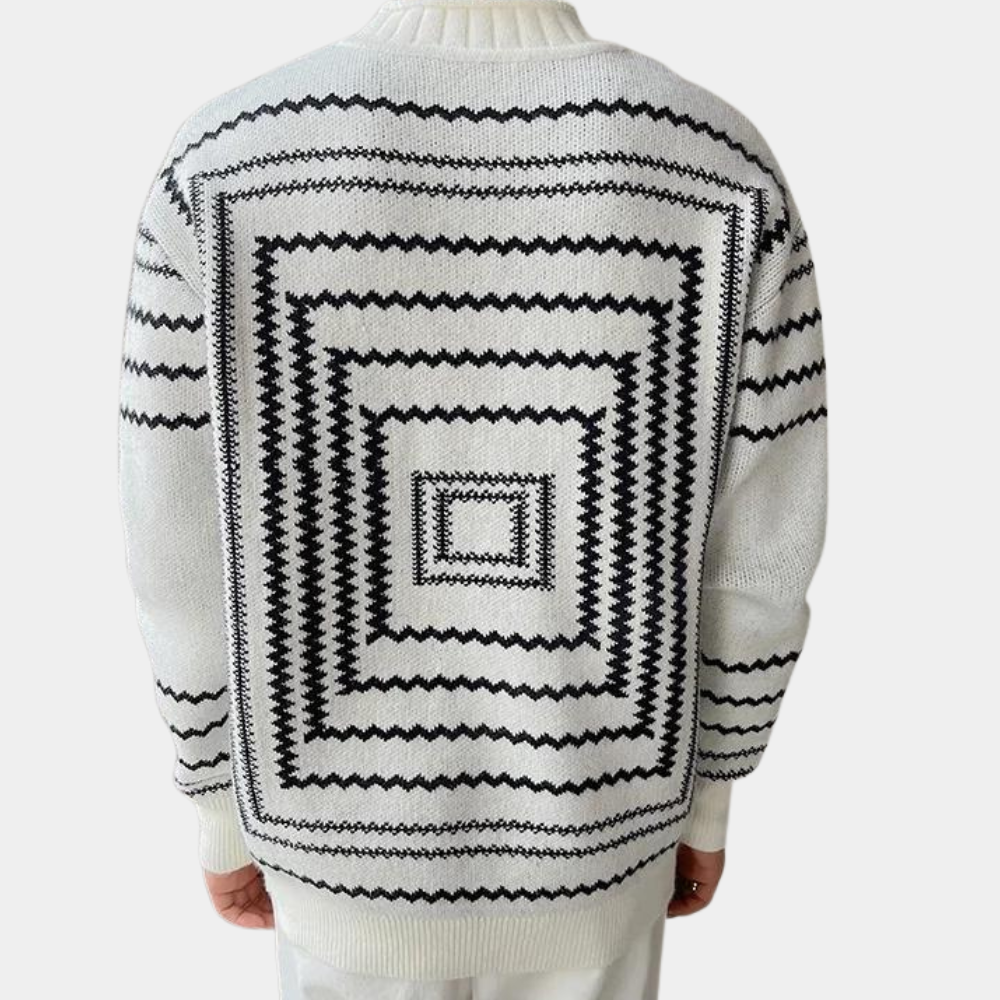 Bane - Elegant knitted men's jumper