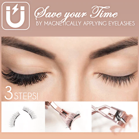 1+1 Free | QuickLash™ - Beautiful makeup Reusable magnetic eyelash set