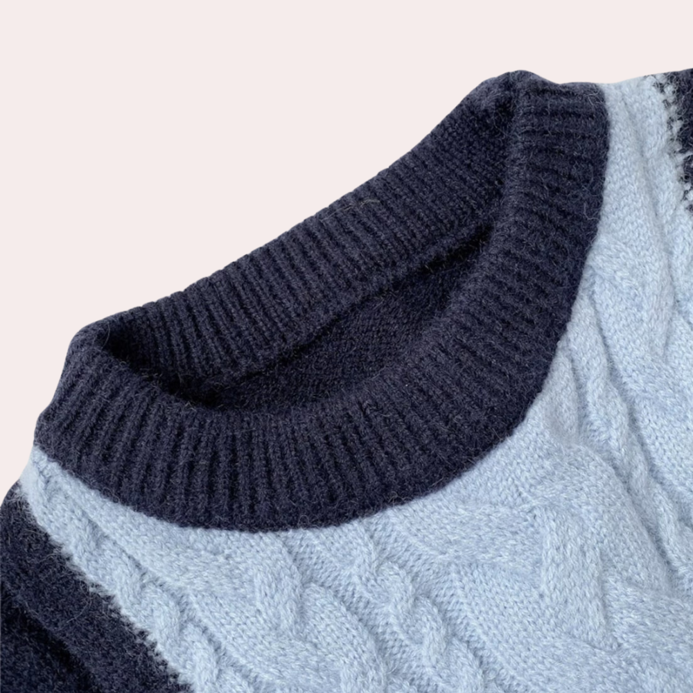 Curtis - Warm Knitted Jumper for Men