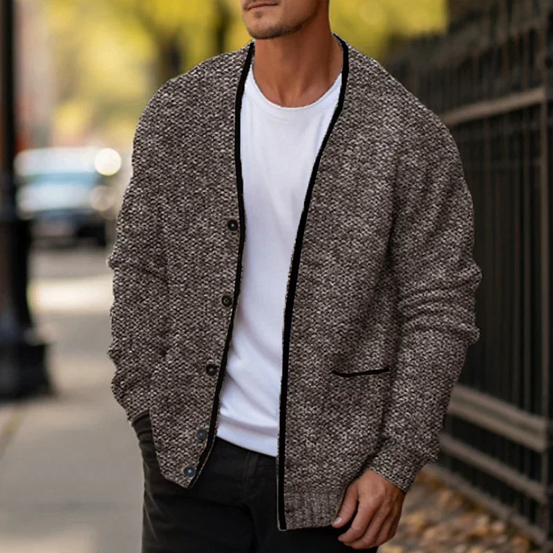 Luis - Pretty and Trendy Men's Knit Jacket