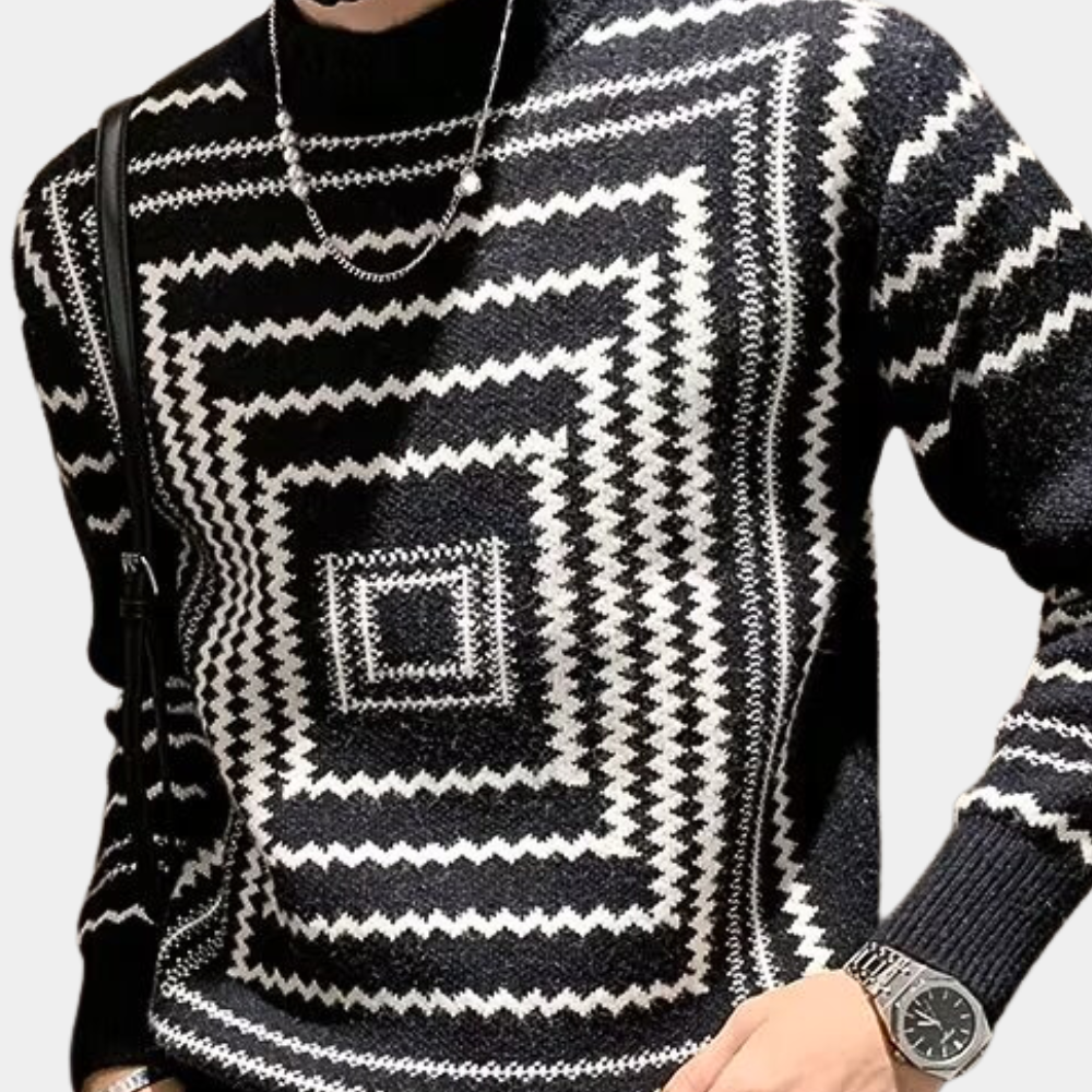 Bane - Elegant knitted men's jumper