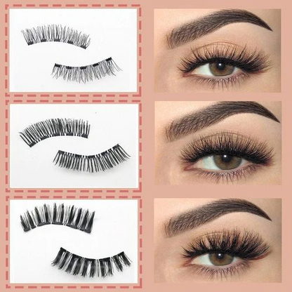 1+1 Free | QuickLash™ - Beautiful makeup Reusable magnetic eyelash set